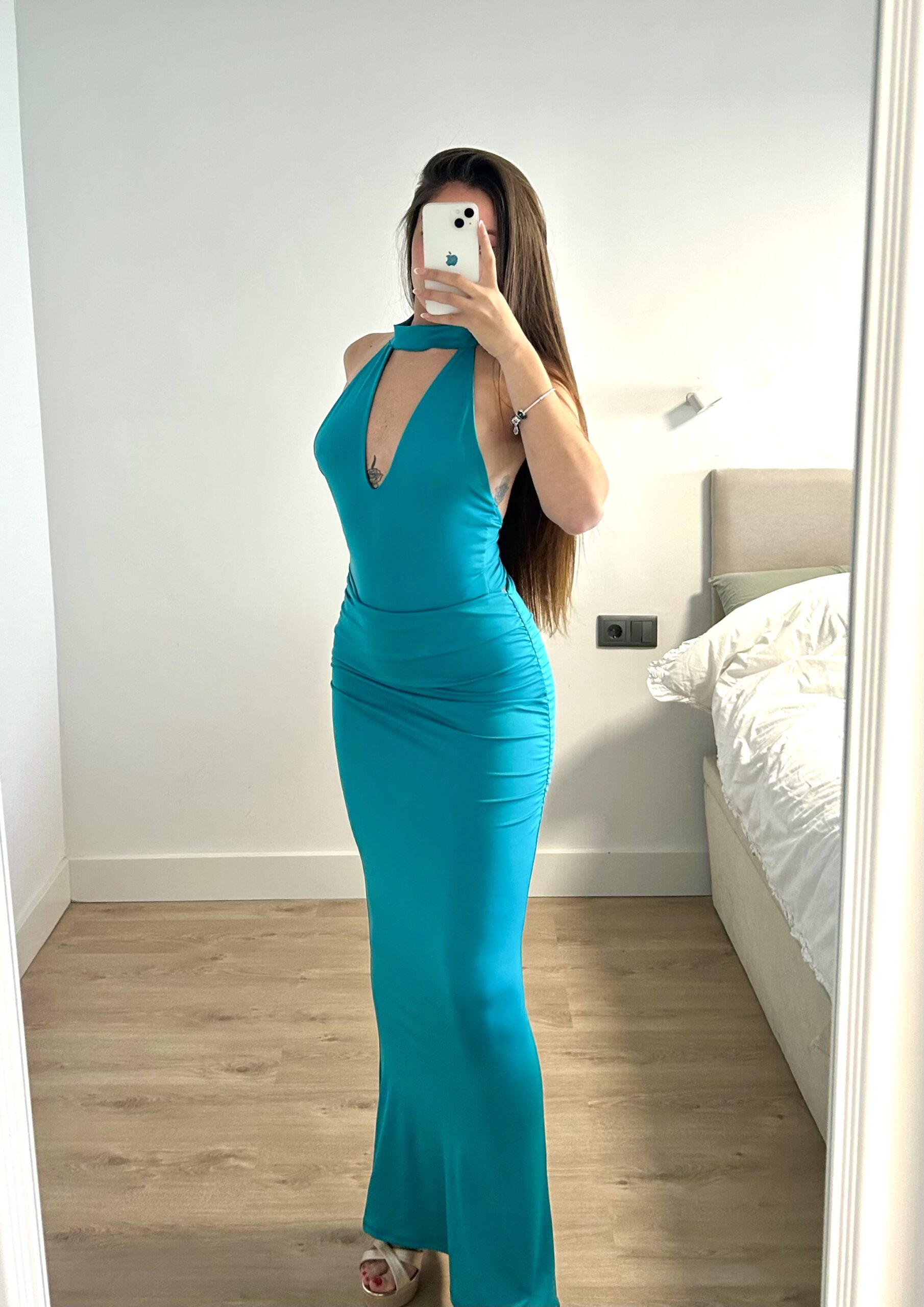Vestido Cuello Halter - Imagen 3